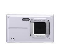 CHICIRIS Compact Camera, 48MP 1080p Video Recording AF Auto Focus Digital Camera 5x Digital Zoom for Student Travel Party (Silver Gray)
