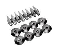CHICIRIS Copper Speaker Spike Kit, with Adjustable Isolation Pad for Subwoofer CD DVD Amplifier Recorder
