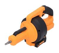 CHICIRIS Cordless Electric Drain Auger, 7m Reinforced Flexible Cable Auto Feed Plumbing Snake with LED Light for Sewer Bathroom Sink Toilet Bathtub 3/4in to 2in Pipe (Yellow)