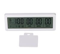 CHICIRIS Countdown Days Timer, Days Digital Count Down Clock with Large Display, Stand, Magnet, ABS Material, for Wedding Vacation Retirement (White)