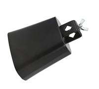 CHICIRIS Cowbell with Stick Metal Hand Percussion Instrument Noise Maker for Drum Set Steel Cow Bell for Drummer (4 Inch)