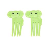 CHICIRIS Cute Cartoon Animal Food Fruit Picks Forks, with Mini Sprout Design for Kids Lunch Decor (As Shown)