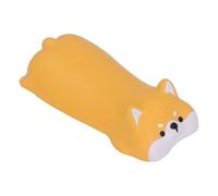 CHICIRIS Cute Cartoon Wrist Rest Support for Mouse and Keyboard Use, Ergonomic and Portable PU Material, 1 Piece (Blush Shiba Inu)