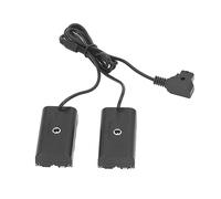 CHICIRIS D Tap NP F550 F970 F970 Dummy Battery, Stable 7.4 V 3A Output Dummy Battery for LED -Light Camera Monitor, Via Voltage Protection, ABS Material