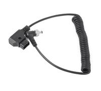 CHICIRIS D-TAP to DC Power Cable Durable Spring Wire Monitor Power Supply Cable for BMCC BMPC/ATOMOS/BESTVIEW Monitor in Black Plastic