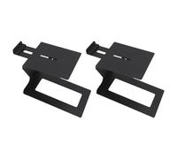 CHICIRIS Desktop Speaker Stands, Cantilevered Speaker Riser with EVA Vibration Damping Pads, for Small Medium Bookshelf Speakers Computer Speakers Studio Monitors