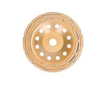 CHICIRIS Diamant Double Series Schleifrad Performs Efficiently Concrete and Marble for Professional Gold Paint 1PC for Stone Wall and Floor Polishing (230mm)