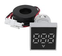 CHICIRIS Digital Current Meter High Accuracy Mini Ammeter for AC AD16-22FSA, for Secure Current Measurement, Light Weight, for Outdoor Use (White)