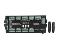 CHICIRIS Digital Multiple X 512 Decoder, 36 Channels 2A LED RGBW Controller with Digital Display, Ideal for Strip Light, Offering 14 Test Modes with 10 Rate Levels