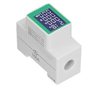 CHICIRIS DIN Rail Meter Digital Voltmeter Ammeter Power Energy Monitor Electricity Meter AC50-300V 100A AC Ampere Volt Power Energy Monitor Energy Meter Multimeter Tester