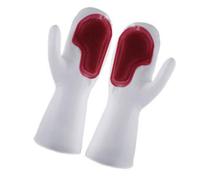 CHICIRIS Dishwashing Gloves Silicone Insulated Cleaning Brush 1 Pair for Housework and Kitchen Tasks (2)