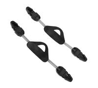 CHICIRIS Diving Fin Strap 2PCS, Stainless Steel Spring Fin Heel Strap with Quick Release Buckles, Adjustable Scuba Diving Straps for Snorkeling Freediving Swimming (Size M)