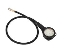 CHICIRIS Diving Pressure Meter, Black Frame White Face and Easy to Read Single for Pressure Measurement