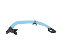 CHICIRIS Diving Snorkel, Dual Function Wet Full Dry Diving Snorkel with Bite Valve for Freediving Snorkeling Universal Gear Easy Breath (Sky Blue)