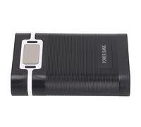 CHICIRIS DIY Power Bank Case Portable Charger for Mobile Phones and (Black)