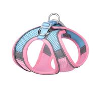 CHICIRIS Dog Harness Leash Set Reflective Comfortable Breathable Mesh for Walking Training Pets 1 X Harness 1 X Leash (S)