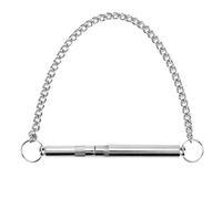 CHICIRIS Dog Training Whistle Ultra Sonic Adjustable Sound Pitches for Control Barking Dogs Silver Metal Chain 5"
