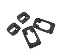 CHICIRIS Door Handle Seal Set Rubber Door Handle Gasket Seal 4Pcs Front Rear Left Right Direct Replacement Easy Installation for III 3 Car Rebuild Repair Maintenance