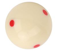CHICIRIS DotSpot 57.2mm Pool Standard Cue Ball for Training and Practice, Made of Resin Material, for Billiard Players, 2.3in Size (Red Dot)