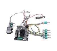 CHICIRIS Dual Input Bluetooth Amplifier Board 2.0 Channel High Fidelity 50W 50W 100W for Music Lovers and DIY Enthusiasts