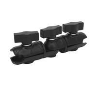 CHICIRIS Dual Socket Arm, Double Socket Swivel Arm with 1in Ball Systems for Motorcycle Car Engineering Machine Tractor Forklift