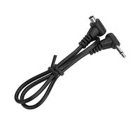 CHICIRIS Durable 12-Inch Flash PC Sync Cord Lightweight 2.5mm Plug to Male Cable for Photography Professionals Black