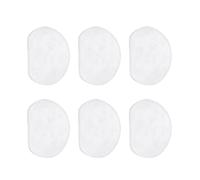 CHICIRIS Durable Acrylic Button Bidding Processing -Peg, Beautiful Guitar Head Decoration (Oval white pearls)