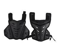 CHICIRIS Durable Motorcycle Protector Jacket Strong Armor Vest Guard for Biker Racing Stunt, Removable Back Panel for Outdoor Sports Like Cross-country, Skiing, Small Size, PE Plastic Cover (Black)