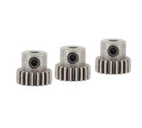 CHICIRIS Durable RC Car Motor Gear, High Steel Pinion Gear, RC Car Motor Upgrade, Rustproof Replacement Parts for Axial Hsp, Designed for Hsp, Axial, Redcat (19T)