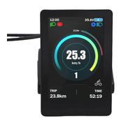 CHICIRIS Electric Bike Display, Colorful Cycling Computer with Type C Charging Port, Light Sensing Intelligent Headlight Control, 5 Levels Assist Adjustment, for Mid Motor M200 M300 M400