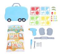 CHICIRIS Electric Drill Building Toy Construction Building Block Kit with Various Tools for Kids, Item Type: Electric Drill Building Toy, Develop Kids Hand Eye Coordination and Thinking