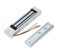CHICIRIS Electric Magnetic Lock, 180kg 350lbs High Security Electromagnetic Lock with 5 Wire DC 12V NC Mode Signal Feedback, for Single Door Access Control Office Laboratory Warehouse