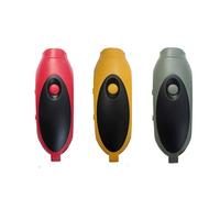 CHICIRIS Electronic Whistle, 120 Decibels, Handheld Press Button, 3 | One-Touch Sounder Hand-Press Operation Level-Adjustable Loudness 3-AAA Battery Powered 45.3in Neck Lanyard