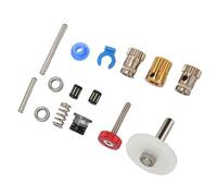 CHICIRIS Extruder Dual Gear Hardware Kit 3D Printer Accessories for 0.1 2.4, Hardened Structure, 15 Pieces Kit