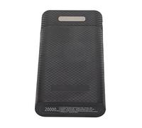 CHICIRIS Fast Charge 8x Power Bank Case with LCD Display and Micro Type C Input Port for Multi-Device Charging ABS Black [Tech Lover ]