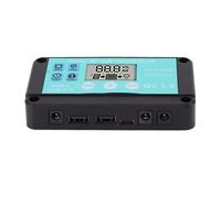 CHICIRIS Fast Charging Solar Charge Controller with Dual USB Outputs for Household and Industrial Use 12V/24V Efficient Operation (10A)
