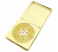 CHICIRIS Feng Shui Luo Pan, Iron Precise Compass with Flipping Cover for Learning Residential Feng Shui and Home Environment Optimization (53mm)