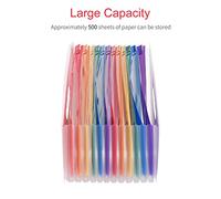 CHICIRIS File Organiser, File Organiser Box with 12 Pockets Vertical Document for School Office Home Businesses (Multicolor #4W)