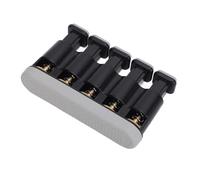 CHICIRIS Finger Strengthener, Adjustable Tension 3-8.5lbs Hand Grip Strengthener with 5 Key Buttons for Finger Dexterity, Strength Training and Therapy (Grey)