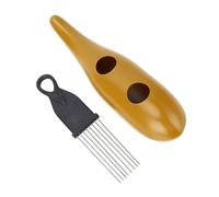 CHICIRIS Fish Shaped Guiro Instrument, ABS Latin Percussion with Scraper for Music Training, Band Accompaniment, Sensory Development
