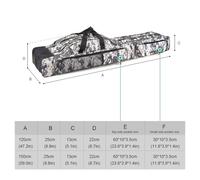 CHICIRIS Fishing Rod Box/Cover, Portable Folding Storage Bag, Spacious Capacity, Easy Access & Organization, Additional Storage, Long Lasting, Portable for Fishing Tackle, Lures, Bait, City (#4)