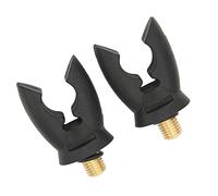 CHICIRIS Fishing Rod Rest Head, 2PCS Silicone U Shape Non Slip Grip Holder with Standard Thread Design, for Sea Pole Fork Accessories 1cm Thread Opening