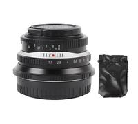CHICIRIS Focusing Lens, Large Aperture with Swirling Bokeh Effect Camera 25mm F1.7 FX Mount Manual Focusing Lens for X-E1 X-E2 X-A5 X-A7 X-S10 X-S1 X-M5 (Black)