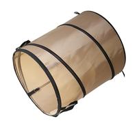 CHICIRIS Foldable Trash Can, Portable Collapsible Waste Bag with Spiral Steel Circle for Outdoor Garden Picnic Camping, Oxford Cloth Durable Storage (D34 Small S) (D34 Small S)