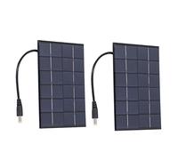 CHICIRIS Folding Solar Panels, 2W High Efficiency Design | Made of polysilicon, portable use, great for outdoor applications
