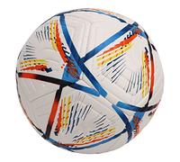 CHICIRIS Football Training Balls PU Soccer Training Balls with Nylon Yarn Winding Liner Elastic Feel for Competition Practice Exam Adult Youth Professional Team (Type 5(8.3 X 8.3 X .5in))