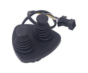 CHICIRIS Forklift Joystick Controller 7919040043, Double Handle with CNC Aluminum Alloy for E25 30 336 E16C 1275 E25S E30S