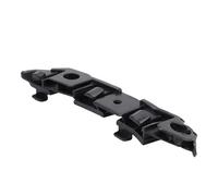 CHICIRIS Front Bumper Bracket, Snap On Design Replacement, with ABS Material for C43 C300 C450 C350e C400 2015-2021 (Left: A2058850821)