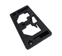 CHICIRIS Front Bumper Tow Hook License Plate Bracket, 71145 T2F A50 Replacement Mount for 4 Door 2016 2017, with Clip on Installation for Enhanced Aesthetics