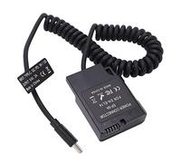 CHICIRIS Full Decoding Dummy Battery DC Coupler for D5500 D5600, Convenient Type C Input Port for Multiple Power Options, Great for D5200 and D3300 Users